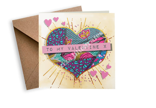 Bold Heart Greeting Card – Love, Colour, and All the Feels